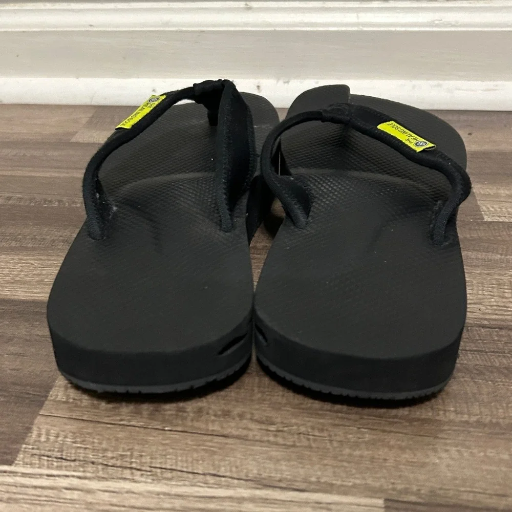 The Healing Sole Flip Flop Sandals Mens 8 Women 9.5 Black Recovery Orthopedic